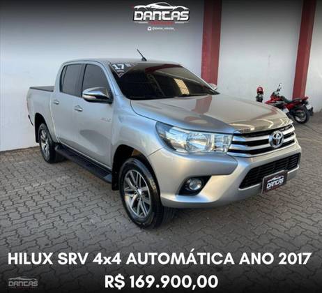 TOYOTA HILUX 2.8 SRV 4X4 CD 16V DIESEL 4P AUTOMÁTICO TOYOTA HILUX 2.8 SRV 4X4 CD 16V DIESEL 4P AUTOMÁTICO